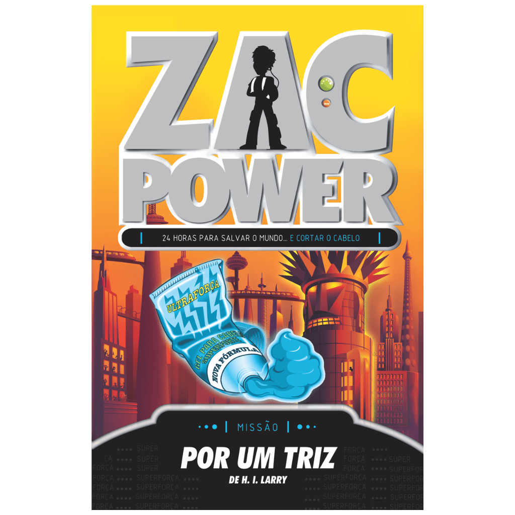 Zac Power - por Um Triz - Editora Fundamento livro_infantil