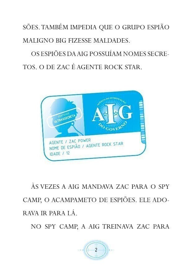 Zac Power Spy Camp - a Decolagem de Zac - Editora Fundamento livro_infantil