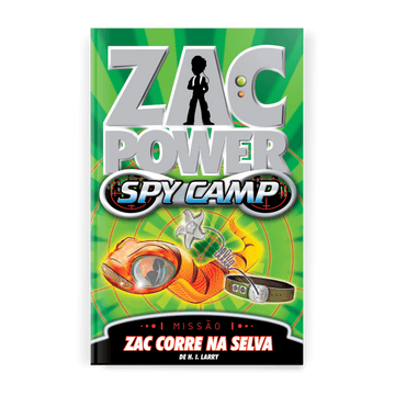 Zac Power Spy Camp - Zac Corre na Selva - Editora Fundamento livro_infantil