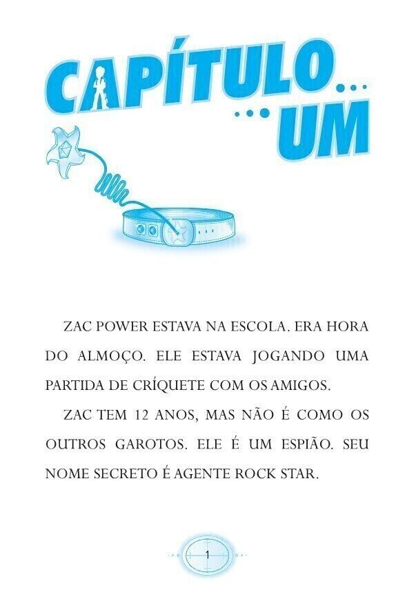Zac Power Spy Camp - Zac Corre na Selva - Editora Fundamento livro_infantil