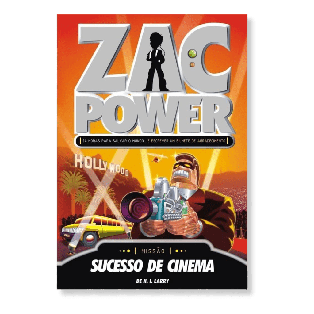 Zac Power - Sucesso de Cinema - Editora Fundamento livro_infantil