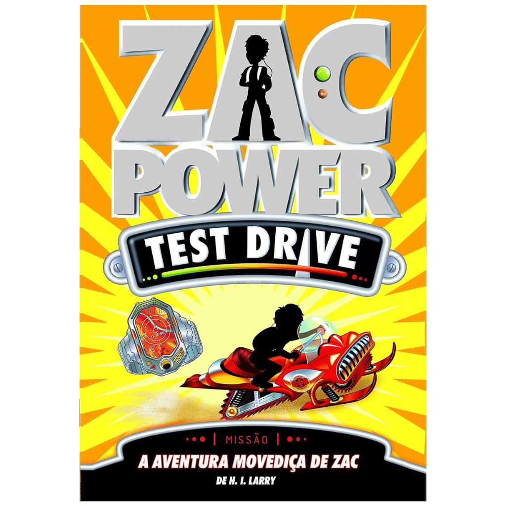 Zac Power Test Drive - a Aventura Movediça de Zac - Editora Fundamento livro_infantil