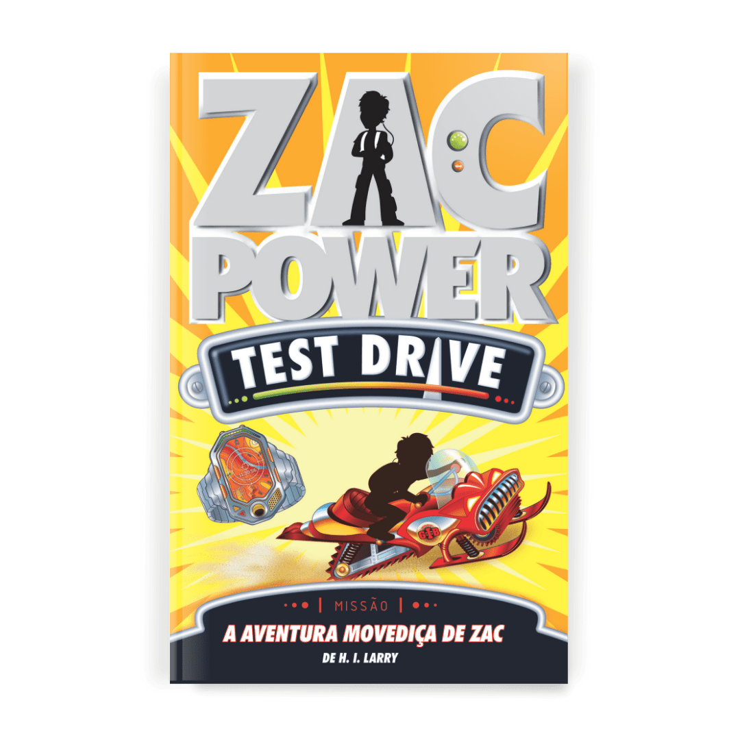 Zac Power Test Drive - a Aventura Movediça de Zac - Editora Fundamento livro_infantil