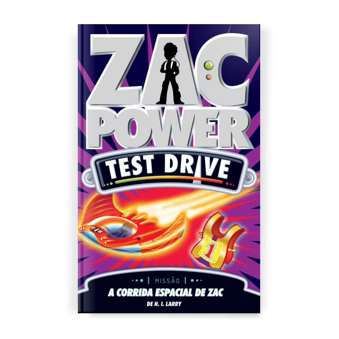Zac Power Test Drive - a Corrida Espacial de Zac - Editora Fundamento livro_infantil
