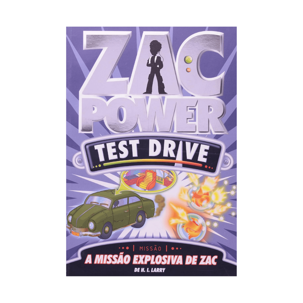 Zac Power Test Drive - a Missão Explosiva de Zac - Editora Fundamento livro_infantil