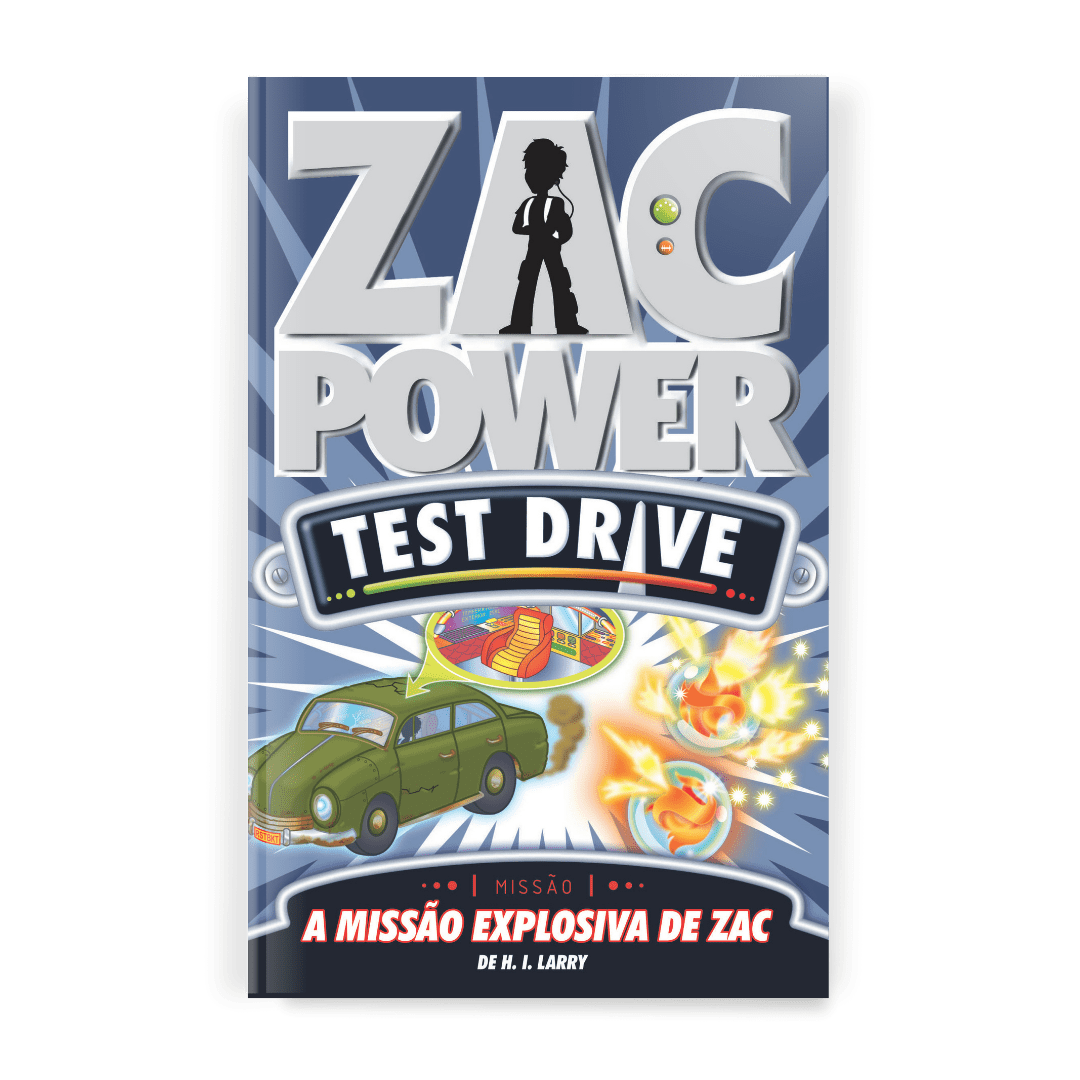 Zac Power Test Drive - a Missão Explosiva de Zac - Editora Fundamento livro_infantil