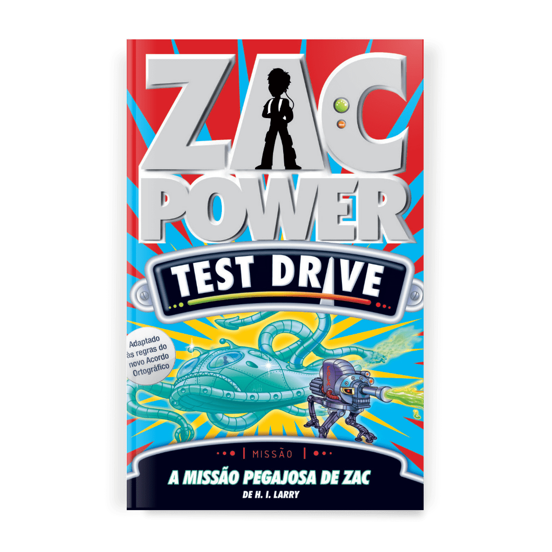 Zac Power Test Drive - a Missão Pegajosa de Zac - Editora Fundamento livro_infantil