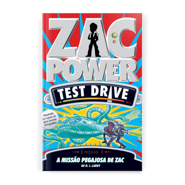 Zac Power Test Drive - a Missão Pegajosa de Zac - Editora Fundamento livro_infantil