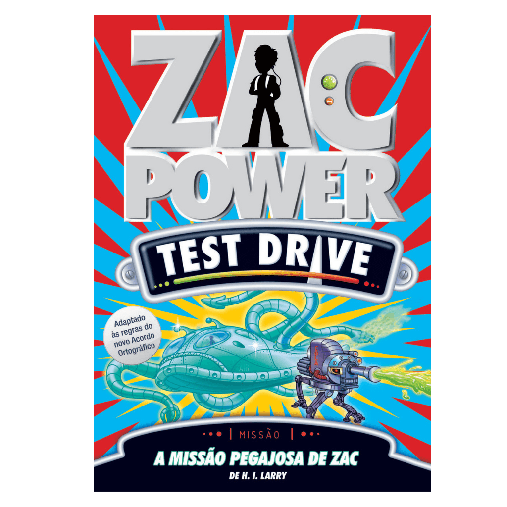 Zac Power Test Drive - a Missão Pegajosa de Zac - Editora Fundamento livro_infantil