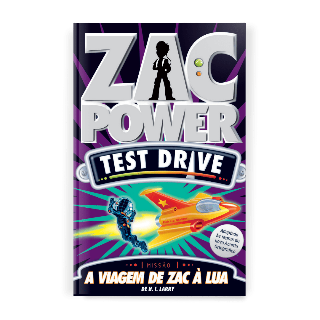 Zac Power Test Drive - a Viagem de Zac À Lua - Editora Fundamento livro_infantil