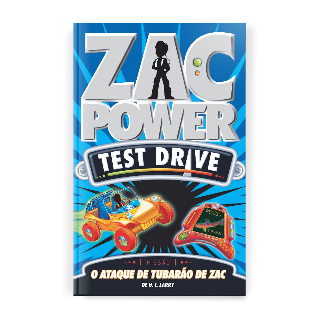 Zac Power Test Drive - o Ataque de Tubarão de Zac - Editora Fundamento livro_infantil