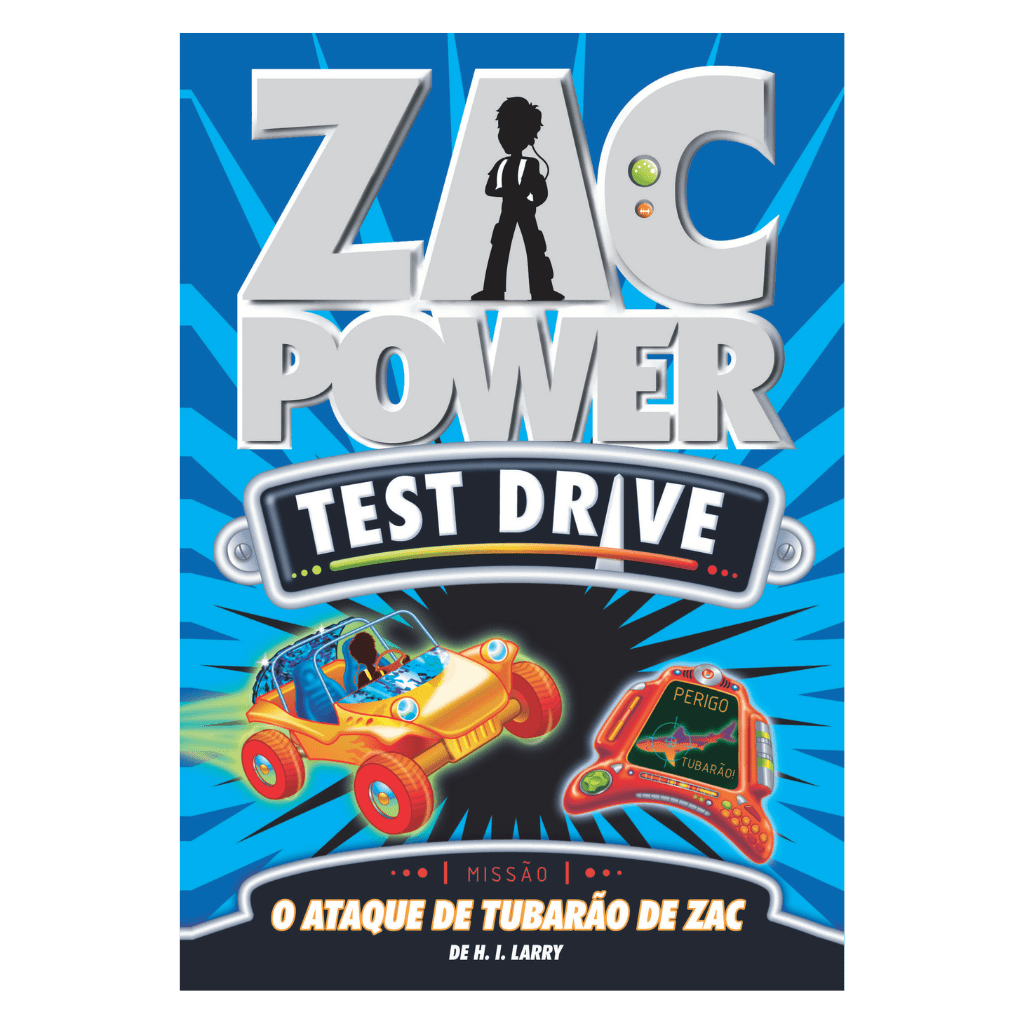 Zac Power Test Drive - o Ataque de Tubarão de Zac - Editora Fundamento livro_infantil