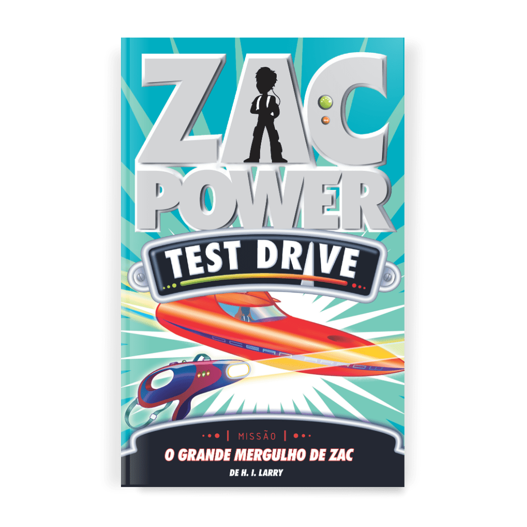 Zac Power Test Drive - o Grande Mergulho de Zac - Editora Fundamento livro_infantil