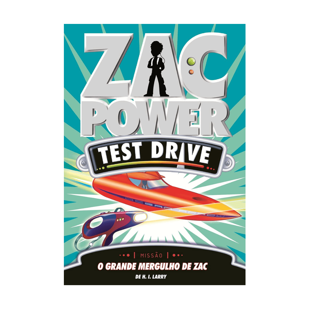 Zac Power Test Drive - o Grande Mergulho de Zac - Editora Fundamento livro_infantil