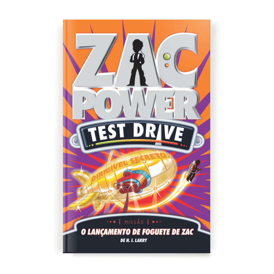 Zac Power Test Drive - o Lançamento de Foguete de Zac - Editora Fundamento livro_infantil