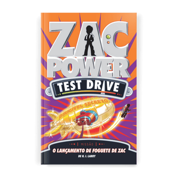 Zac Power Test Drive - o Lançamento de Foguete de Zac - Editora Fundamento livro_infantil