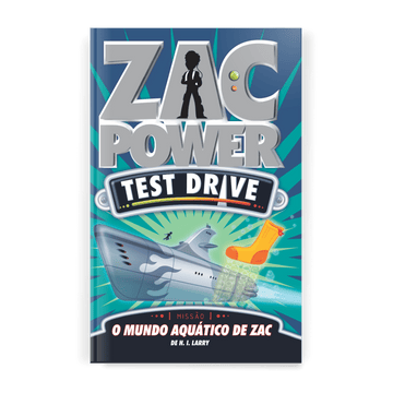 Zac Power Test Drive - o Mundo Aquático de Zac - Editora Fundamento livro_infantil