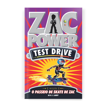 Zac Power Test Drive - o Passeio de Skate de Zac - Editora Fundamento livro_infantil