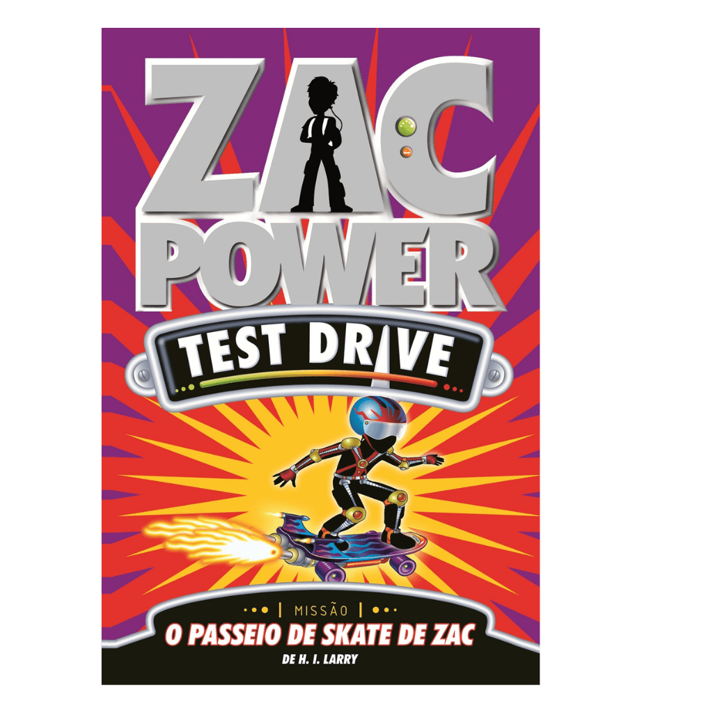 Zac Power Test Drive - o Passeio de Skate de Zac - Editora Fundamento livro_infantil