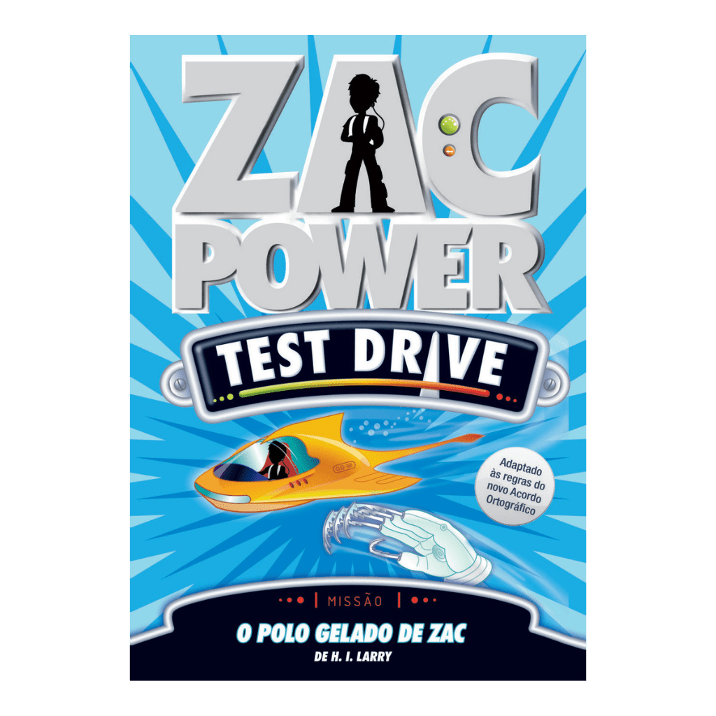 Zac Power Test Drive - o Polo Gelado de Zac - Editora Fundamento livro_infantil