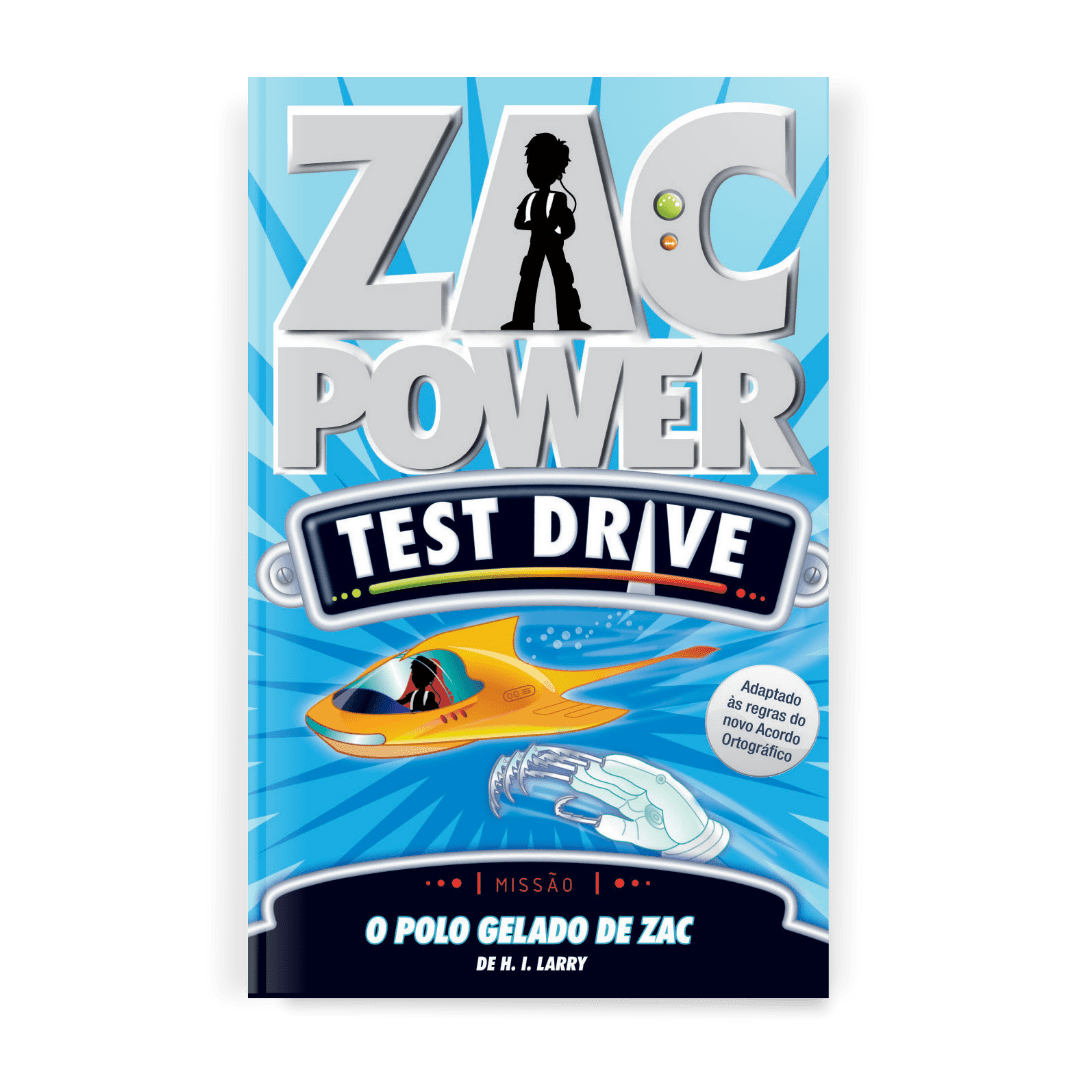 Zac Power Test Drive - o Polo Gelado de Zac - Editora Fundamento livro_infantil