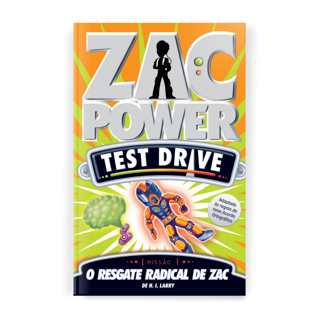 Zac Power Test Drive - o Resgate Radical de Zac - Editora Fundamento livro_infantil