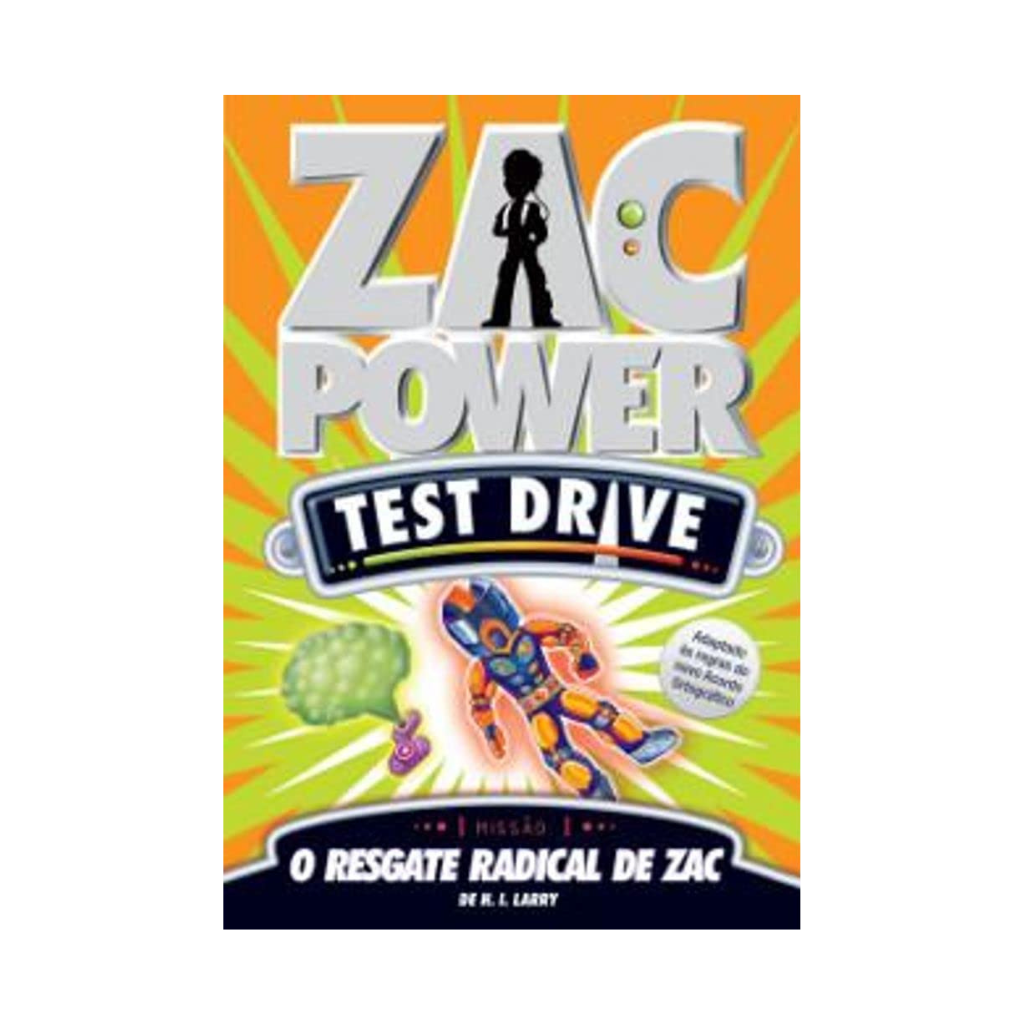 Zac Power Test Drive - o Resgate Radical de Zac - Editora Fundamento livro_infantil