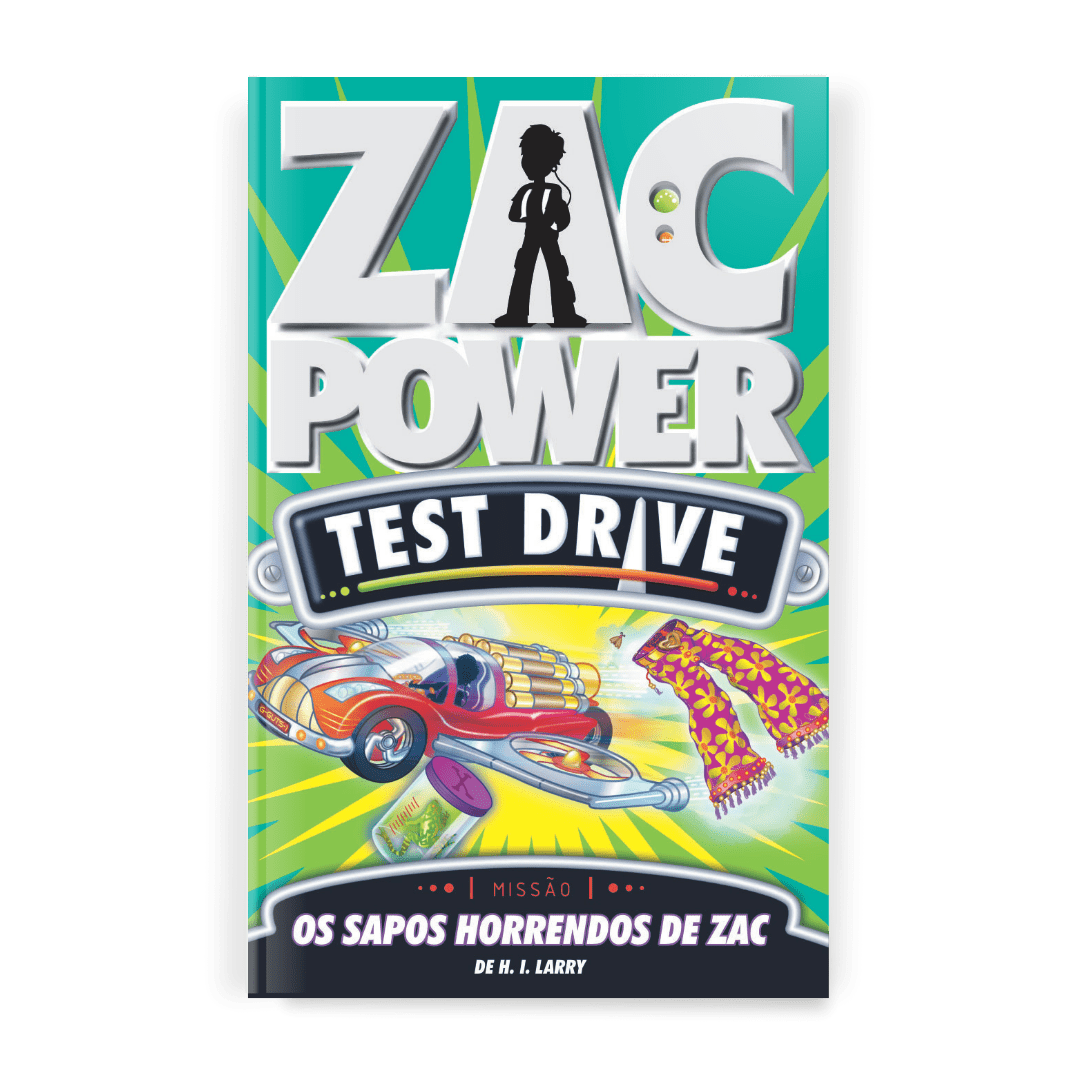 Zac Power Test Drive - Os Sapos Horrendos de Zac - Editora Fundamento livro_infantil