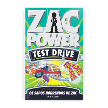 Zac Power Test Drive - Os Sapos Horrendos de Zac - Editora Fundamento livro_infantil