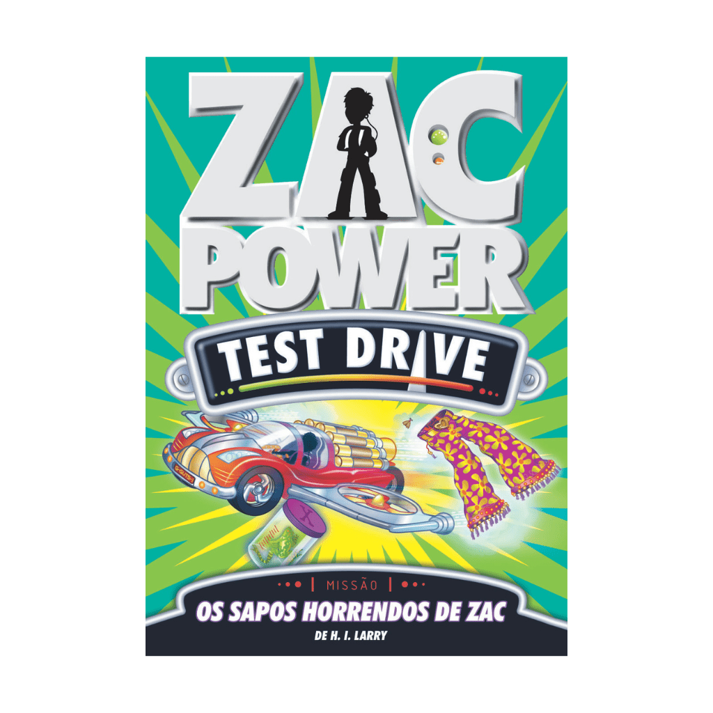 Zac Power Test Drive - Os Sapos Horrendos de Zac - Editora Fundamento livro_infantil