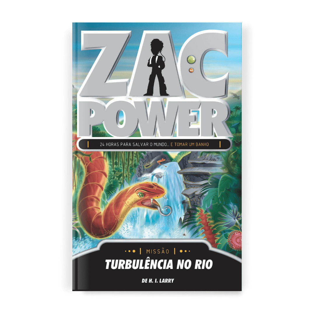 Zac Power - Turbulência no Rio - Editora Fundamento livro_infantil